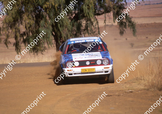1992 Castrol Intnl 12 Johan Evertse, Peter Cuffley Golf (courtesy Roger Swan) (2)
