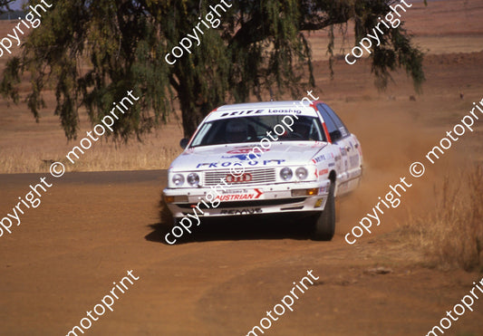 1992 Castrol Intnl 13 Raphael Sperrer, Ernst Loidl Audi  8th (courtesy Roger Swan) (9)