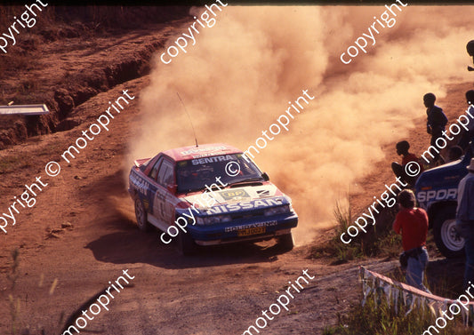 1992 Castrol Intnl 6 Nic de Waal, Guy Hodgson Nissan (courtesy Roger Swan) (2)