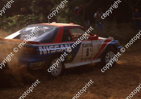 1992 Castrol Intnl 6 Nic de Waal, Guy Hodgson Nissan (courtesy Roger Swan) (4)
