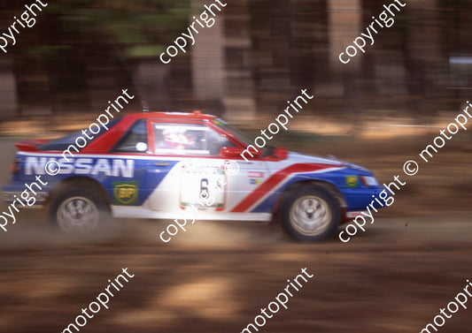 1992 Castrol Intnl 6 Nic de Waal, Guy Hodgson Nissan (courtesy Roger Swan) (5)