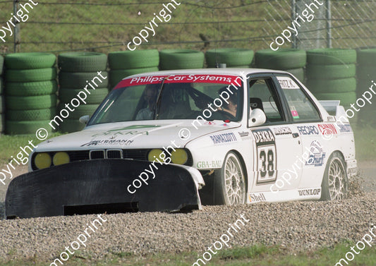 1992 Hockenheim DTM 38 Fritz Kreutzpointner BMW M3 (Watling Photo)(3)