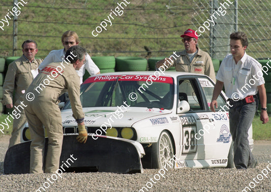 1992 Hockenheim DTM 38 Fritz Kreutzpointner BMW M3 (Watling Photo)(4)
