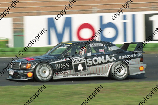 1992 Hockenheim DTM 4 Bernd Schneider  190E Evo2  (Watling Photo)((53)