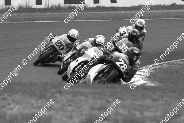 1992 Hockenheim German GP 125 28 Alfred Waibel Honda 20 Kinya Wada Hon ...