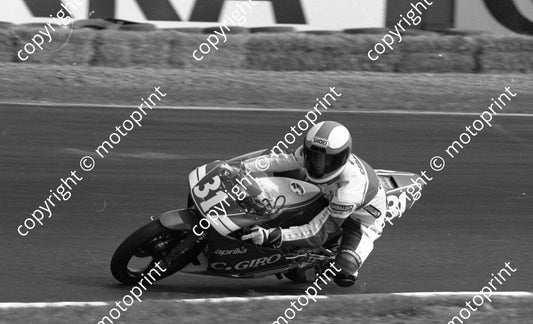 1992 Hockenheim German GP 125 31 Carlos Giro Aprilia (Colin Watling Photographic) (3)