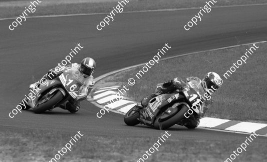 1992 Hockenheim German GP 250 16 Alberto Puig 11 Andy Preining Aprilias  (Colin Watling Photographic) (9)