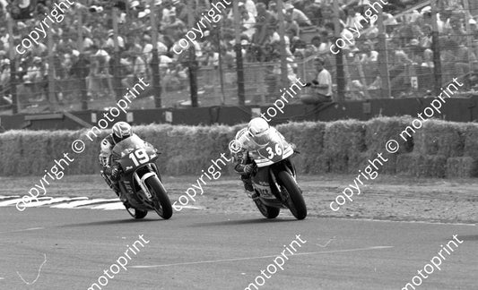 1992 Hockenheim German GP 250 36 Patrick vd Goorbergh Aprilia 19 Katsuyoshi KozonoHonda  (Colin Watling Photographic) (73)
