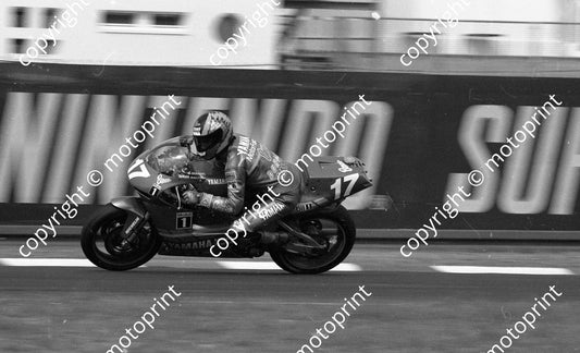 1992 Hockenheim German GP 500 17 Miguel Duhamel Yamaha YZR500 (Colin Watling Photographic) (19)