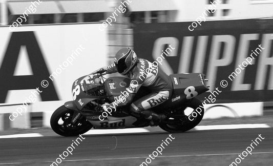 1992 Hockenheim German GP 500 8 Randy Mamola Yamaha YZR500 (Colin Watling Photographic) (9)
