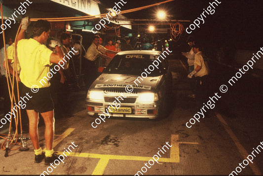 1992 Killarney 9 hr A1 Michael Briggs Roddy Turner Opel Kadett 16 v Night stop (courtesy Roger Swan)2833  (6)