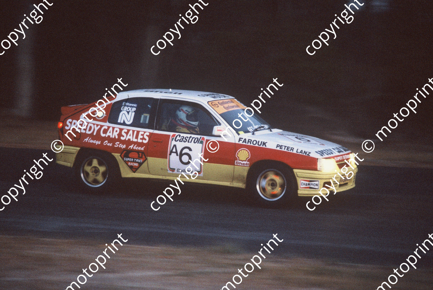 1992 Killarney 9 hr A6 Farouk Dangor Peter Lanz Opel Kadett  16V evening (Courtesy Roger Swan) (1)
