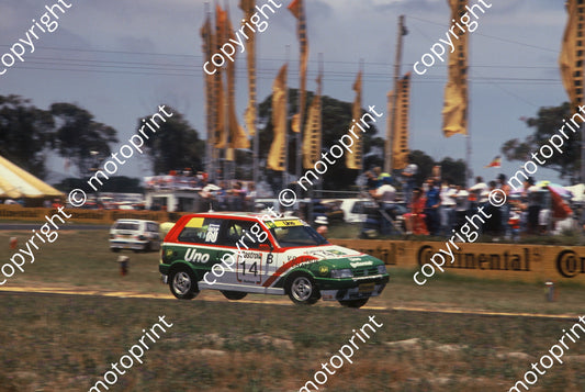 1992 Killarney 9 hr B14 Hennie van der Linde Arnold Chatz Uno Turbo (courtesy Roger Swan) (3)