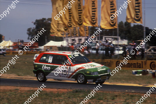1992 Killarney 9 hr B15 Johan Coetzee Claudio Piazza-Musso Uno Turbo (courtesy Roger Swan) (4)