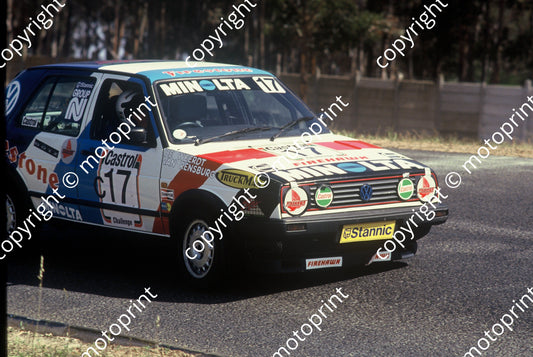 1992 Killarney 9 hr B17 Nico van Rensburg, Peter and Gretha de Weerdt Golf GTi(courtesy Roger Swan) (2)