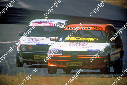 1992 Killarney 9 hr C20 C Clarke P Booysen F Vasapoli Conquest RSi, D29  Craye Huggett Golf GTi (Roger Swan) (37)