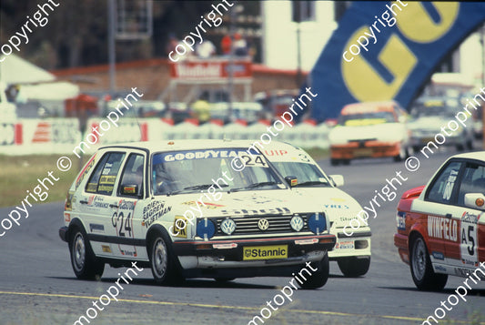 1992 Killarney 9 hr C24 Marthinus Briers Sagren Nair Richard Vlietman Golf GTI (courtesy Roger Swan)2833 (16)