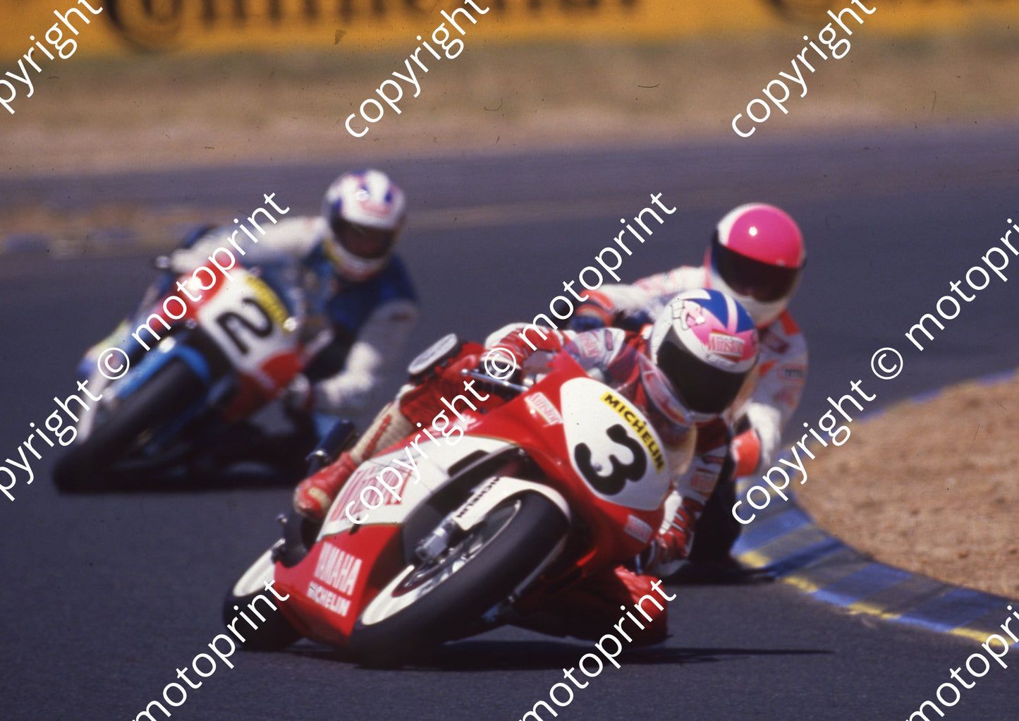 1992 Killarney MC 3 Gavin Ramsay Yamaha TZD 2 Mike H Wilson Honda RS (Colin Watling Photographic)