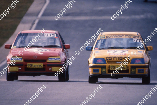 1992 Kya Feb Stannic D77 Steve Corna D79 Giniel de Villiers Opel Kadetts (Roger Swan)
