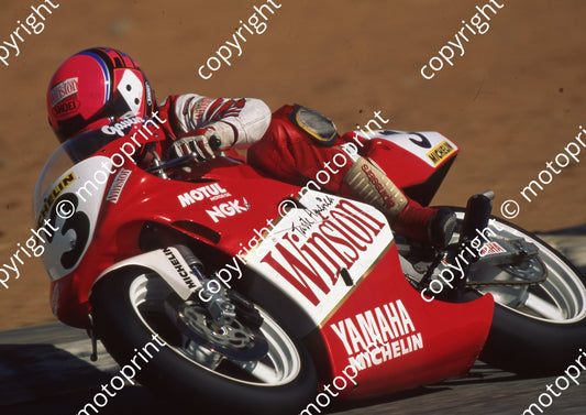 1992 Kya MC 3 Gavin Ramsay Yamaha TZD (Watling Photo)
