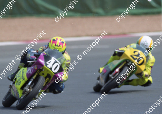 1992 Kya SA GP MC 125 40 M Stief Aprilia 20 Kinya Wada Honda (Watling)