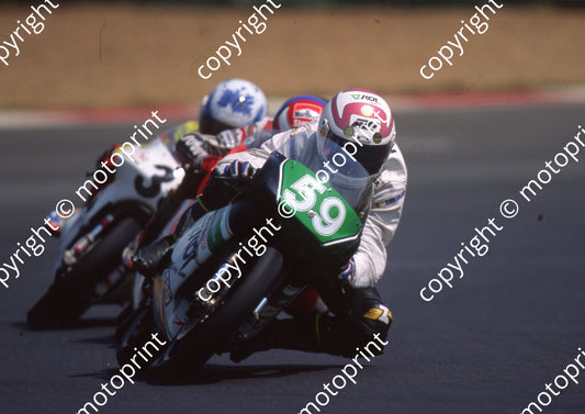 1992 Kya SA GP MC 125 59 Luis Alvaro Aprilia (Watling Photo) (29)