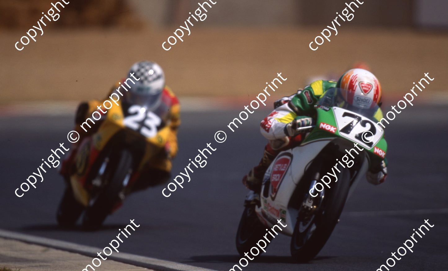 1992 Kya SA GP MC 125 72 Manie Maritz Aprilia (Watling Photo)(32)