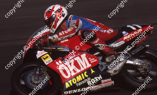 1992 Kya SA GP MC 250 11 Andy Preining Aprilia (Watling Photo)  (1)