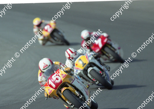 1992 Kya SA GP MC 250 15 Doriano Romboni Honda NSR (Watling Photo) (9)
