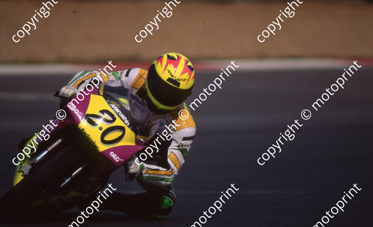1992 Kya SA GP MC 250 20 Renzo Colleoni (Watling Photo)  (1)