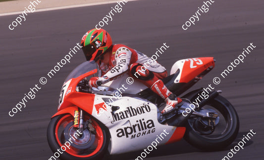 1992 Kya SA GP MC 250 25 Eskil Suter Aprilia (Watling Photo)