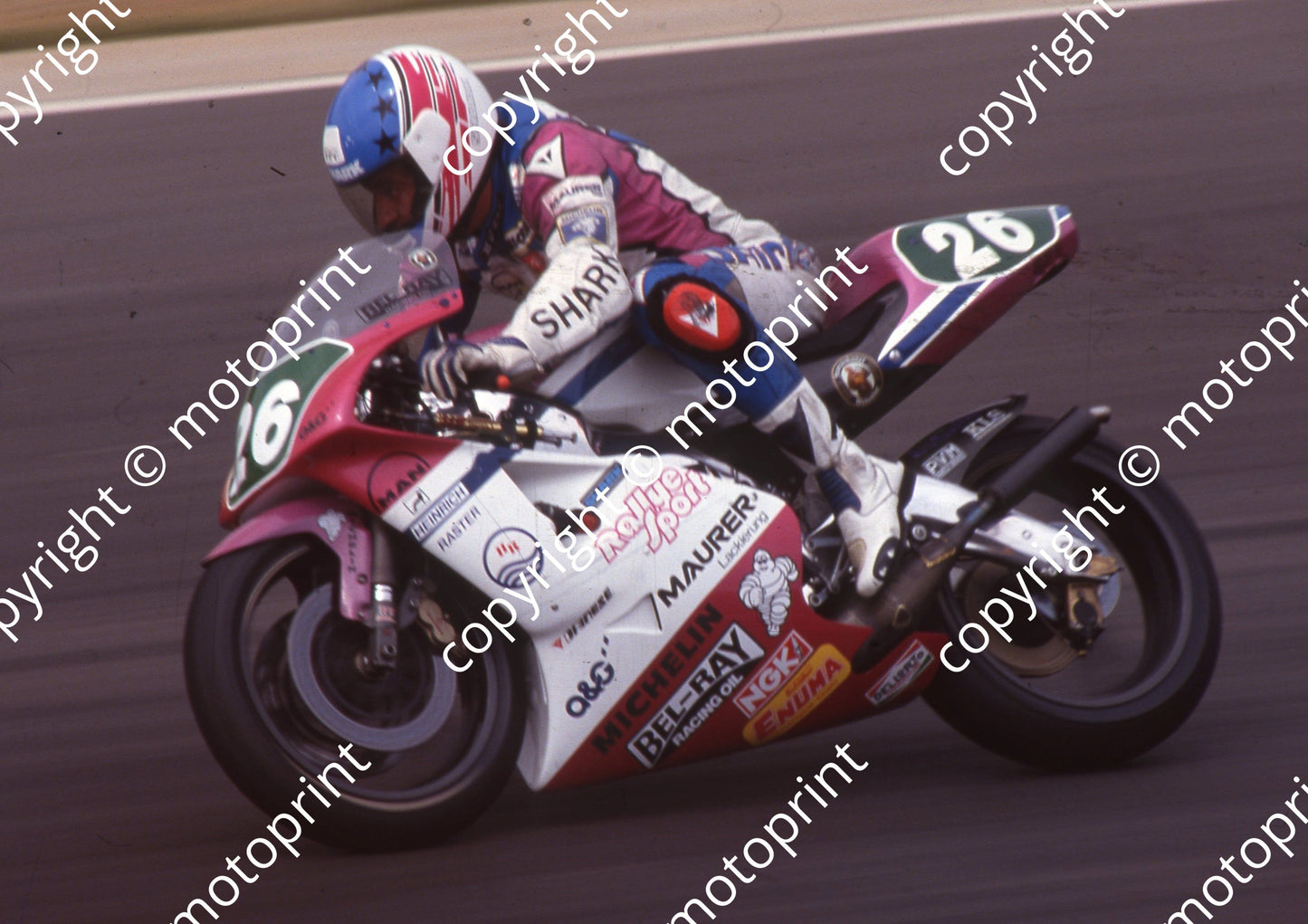 1992 Kya SA GP MC 250 26 Bernd Kassner Aprilia (Watling Photo) (1)