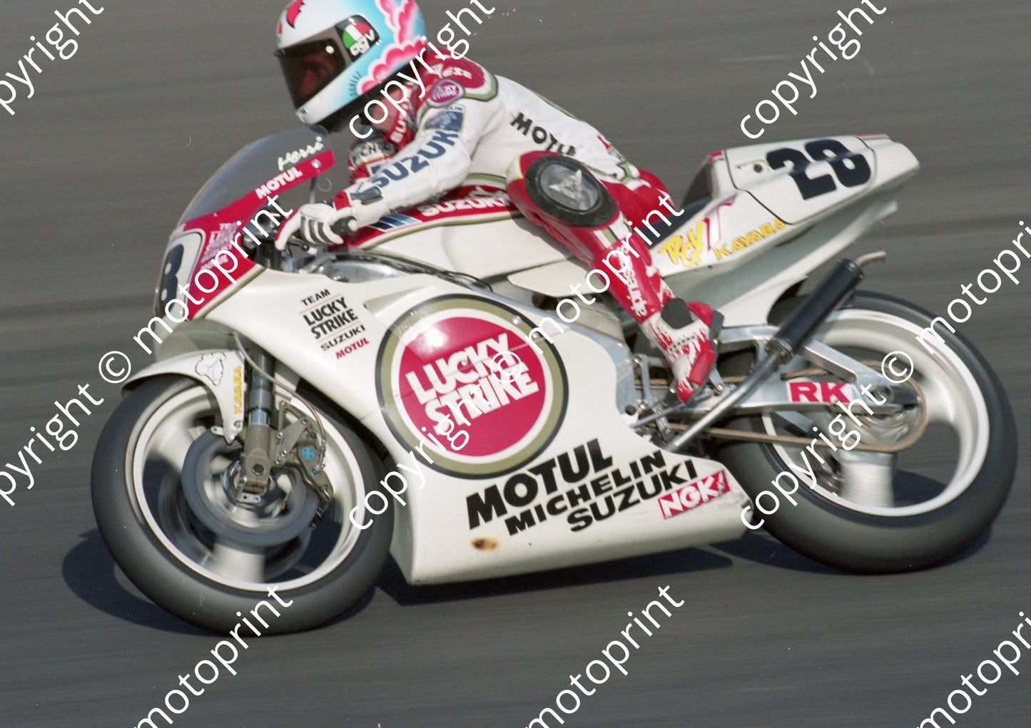 1992 Kya SA GP MC 250 28 Herri Torrontegui Suzuki (Watling Photo)(2)
