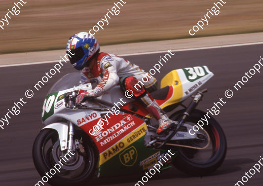 1992 Kya SA GP MC 250 30 Adrian Bosshard Honda (Watling Photo)