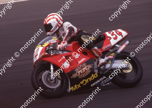 1992 Kya SA GP MC 250 34 Luis DAntin Honda (Watling Photo)