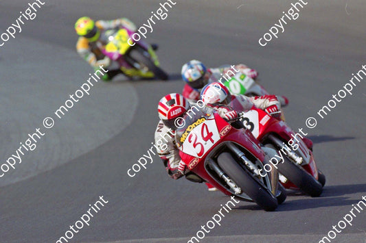 1992 Kya SA GP MC 250 34 Luis d Antin Honda (Watling Photo)