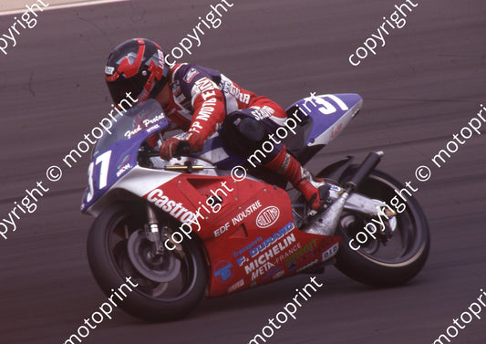 1992 Kya SA GP MC 250 37 Frederic Protat Aprilia (Watling Photo)