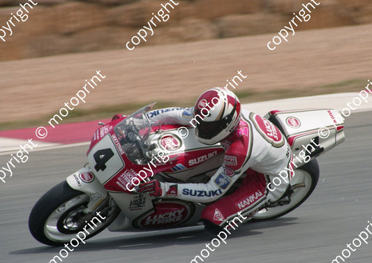 1992 Kya SA GP MC 250 4 Wilco Zeelenburg Suzuki (Watling Photo)(2)