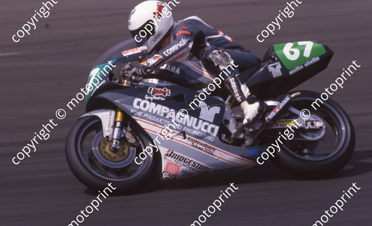 1992 Kya SA GP MC 250 67 Michele Gallina Yamaha TZ (Watling Photo) (1)