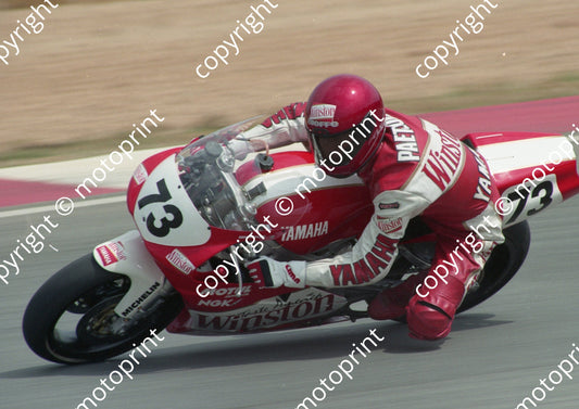 1992 Kya SA GP MC 250 73 Martin Paetzold Yamaha (Watling Photo)