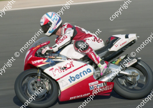 1992 Kya SA GP MC 250 7 Franki Chili Aprilia RSV 250 (Watling Photo(52)