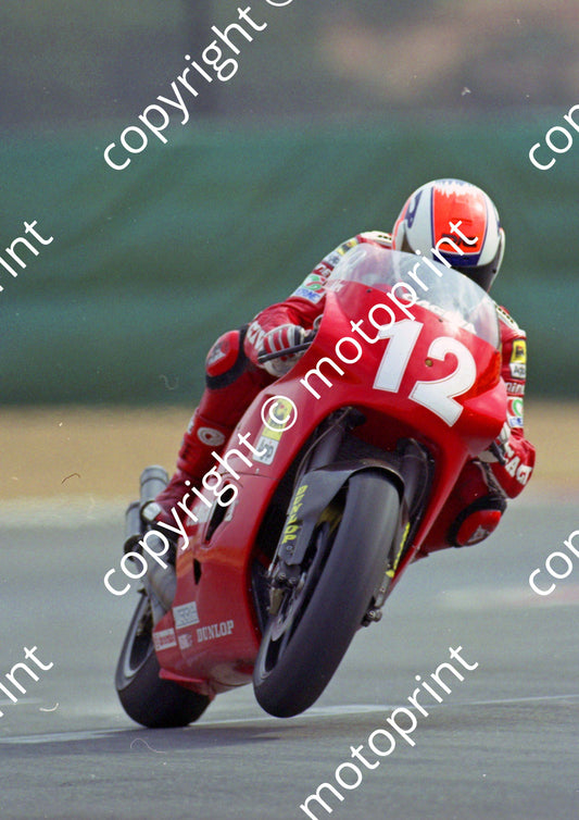 1992 Kya SA GP MC 500 12 Alex Barros Cagiva (Watling)