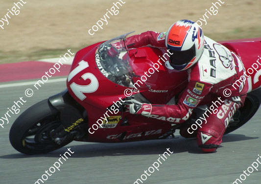 1992 Kya SA GP MC 500 12 Alex Barros Cagiva (Watling Photo)(3)