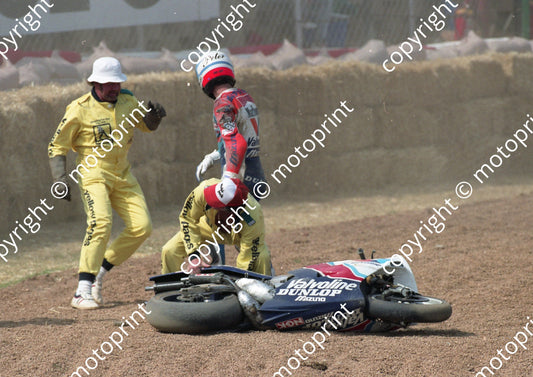 1992 Kya SA GP MC 500 21 P Goddard ROC Yamaha CRASH (Watling) (2)