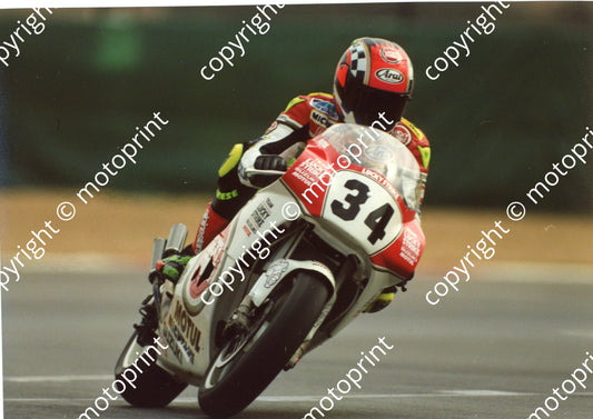 1992 Kya SA GP MC 500 34 Kevin Schwantz Suzuki (Watling Photo)(1)
