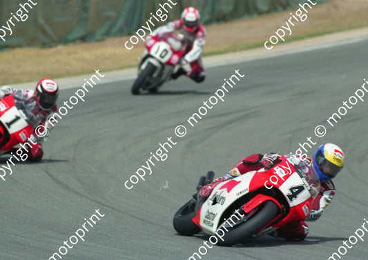 1992 Kya SA GP MC 500 4 John Kocinski Yamaha (Watling Photo) (2)