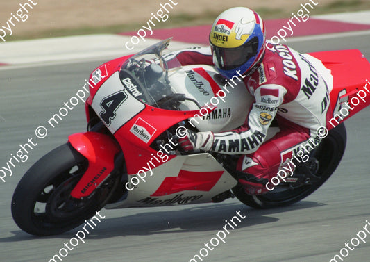 1992 Kya SA GP MC 500 4 John Kocinski Yamaha (Watling Photo)(6)