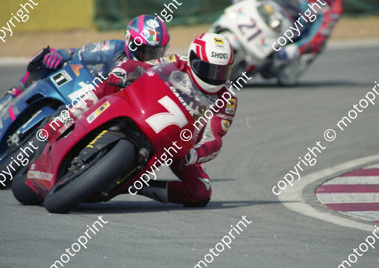1992 Kya SA GP MC 500 7 Eddie Lawson Cagiva (Watling Photo) (2)