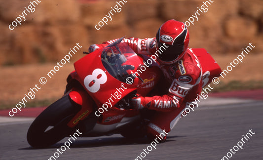 1992 Kya SA GP MC 500 8 Randy Mamola Cagiva (Watling Photo) (3)