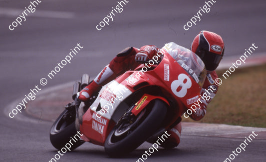 1992 Kya SA GP MC 500 8 Randy Mamola Cagiva (Watling Photo)(4)